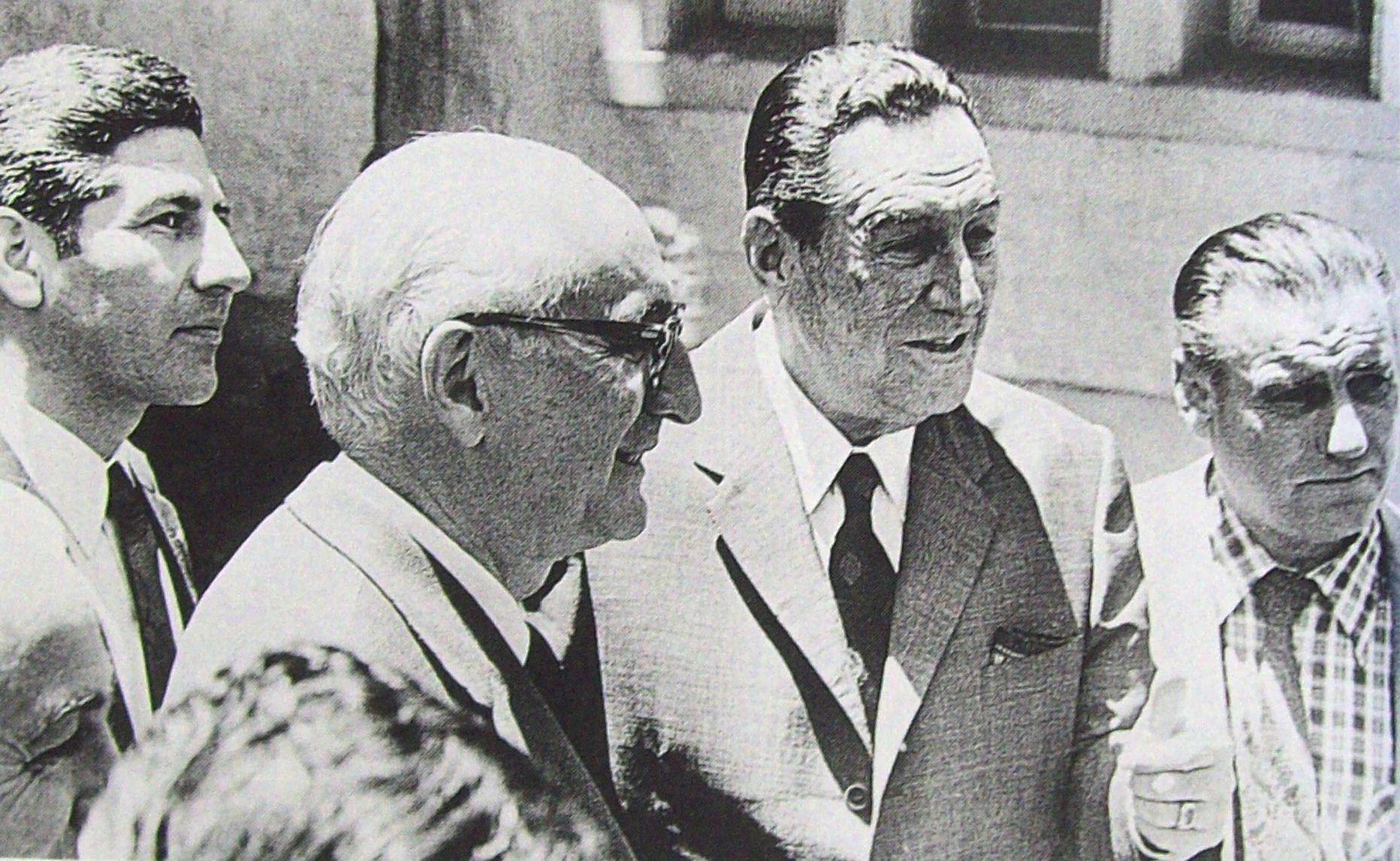Juan Domingo Perón con Arturo Frondizi