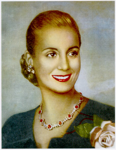 Maria eva duarte de peron Retrato Oficial