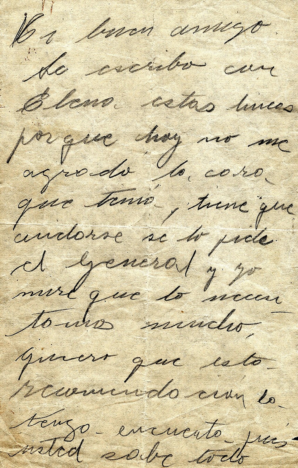 Carta de Evita a Mercante