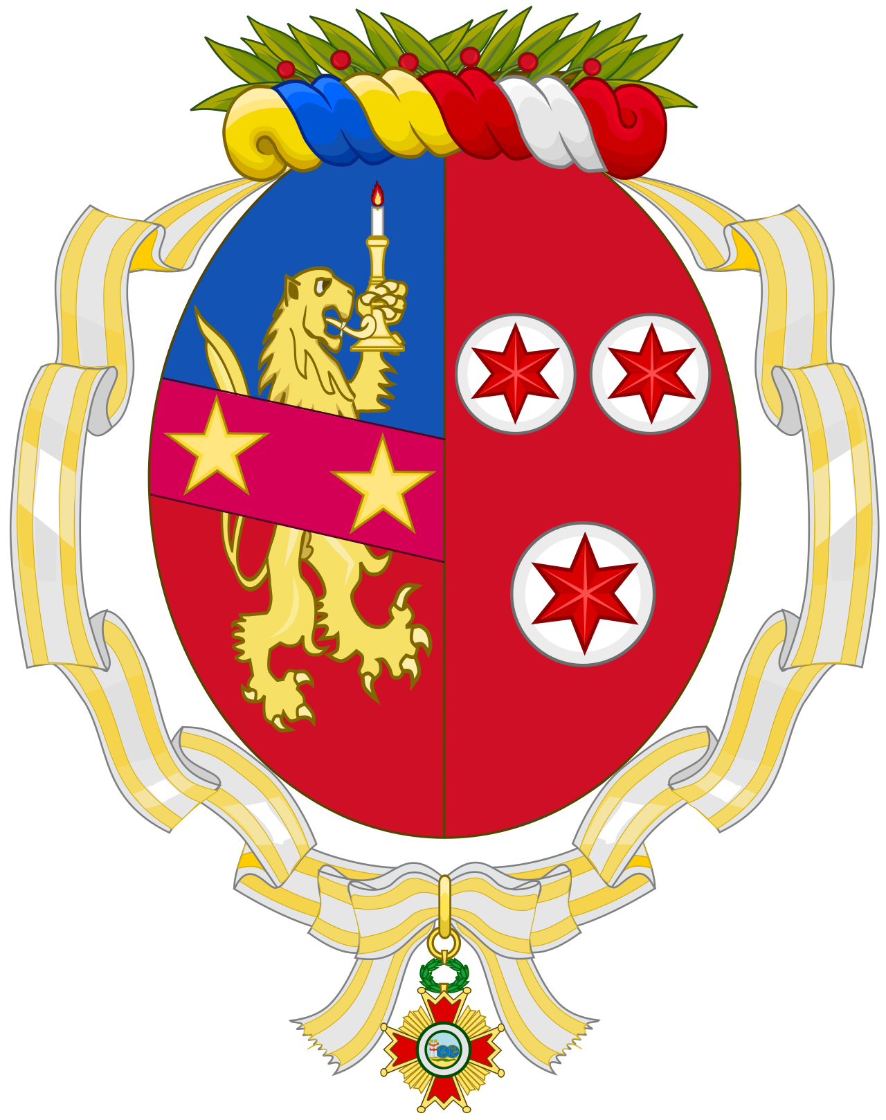 Escudo de Armas de Eva Duarte de Perón (Order de Isabella el Catholic)