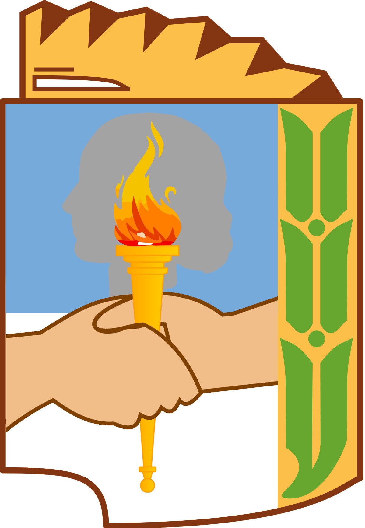 Escudo de la Ciudad Eva Peron