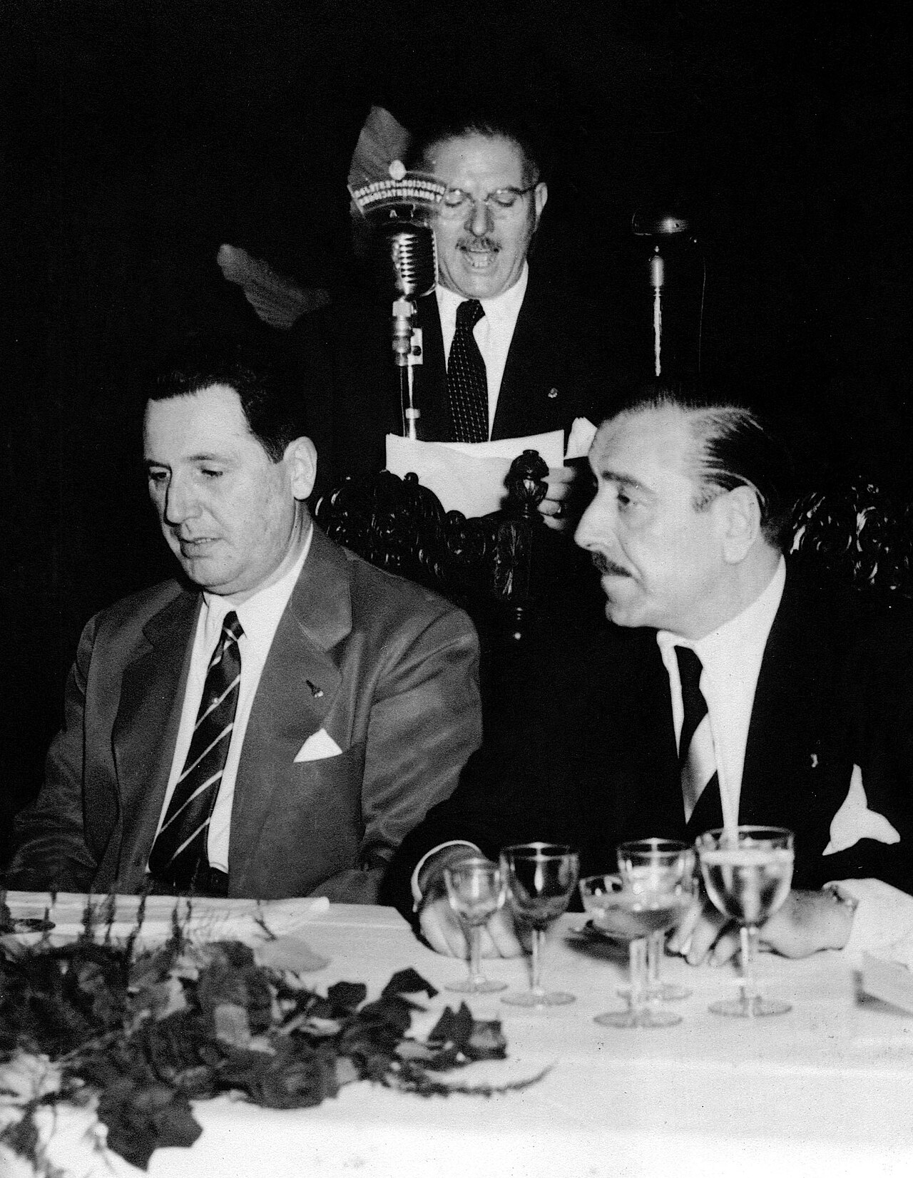 Domingo Mercante y Juan Domingo Perón
