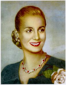 Maria eva duarte de peron Retrato Oficial