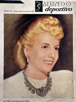 Eva Peron Mundo Deportivo, 1952