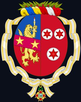 Escudo de Armas de Eva Duarte de Perón (Order de Isabella el Catholic)